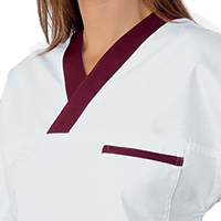 Colore BIANCO + BORDEAUX 045203